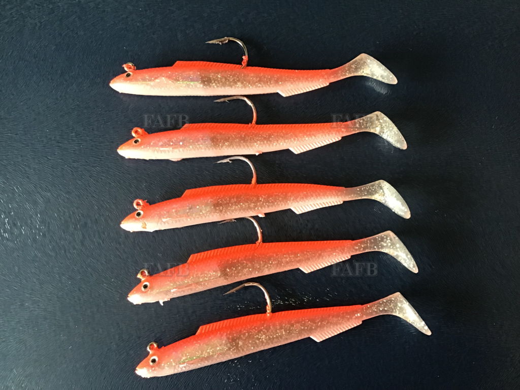 Sandeel Fishing Lures - choice of designs and sizes - bait for Cod, Bass, Pollock etc