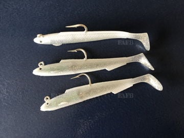 Sandeel Fishing Lures - choice of designs and sizes - bait for Cod, Bass, Pollock etc