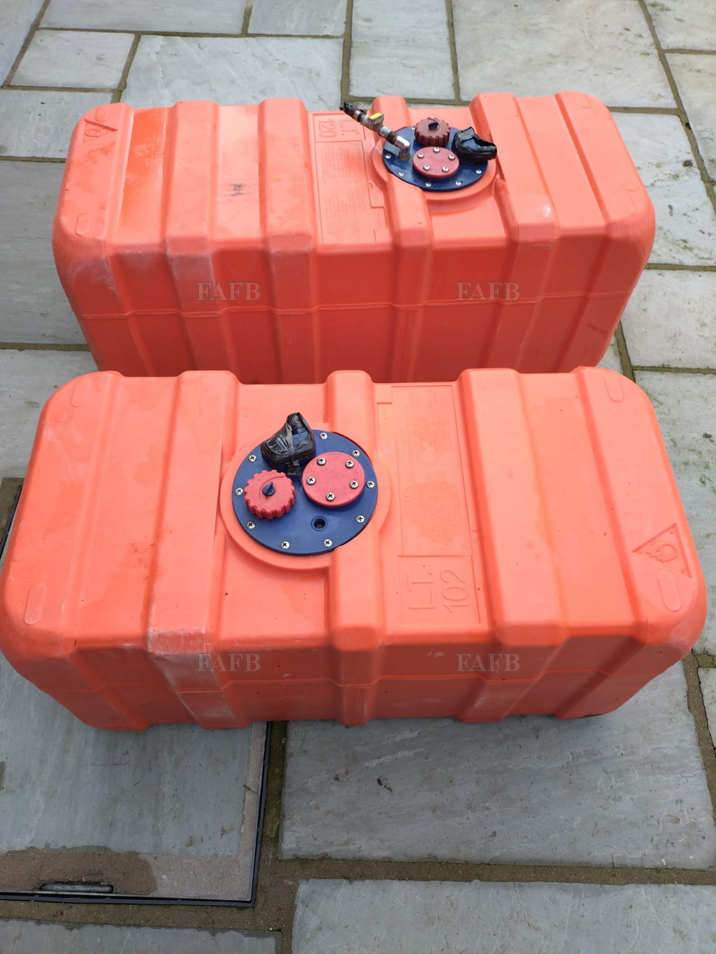 Plastic petrol tanks (sold)