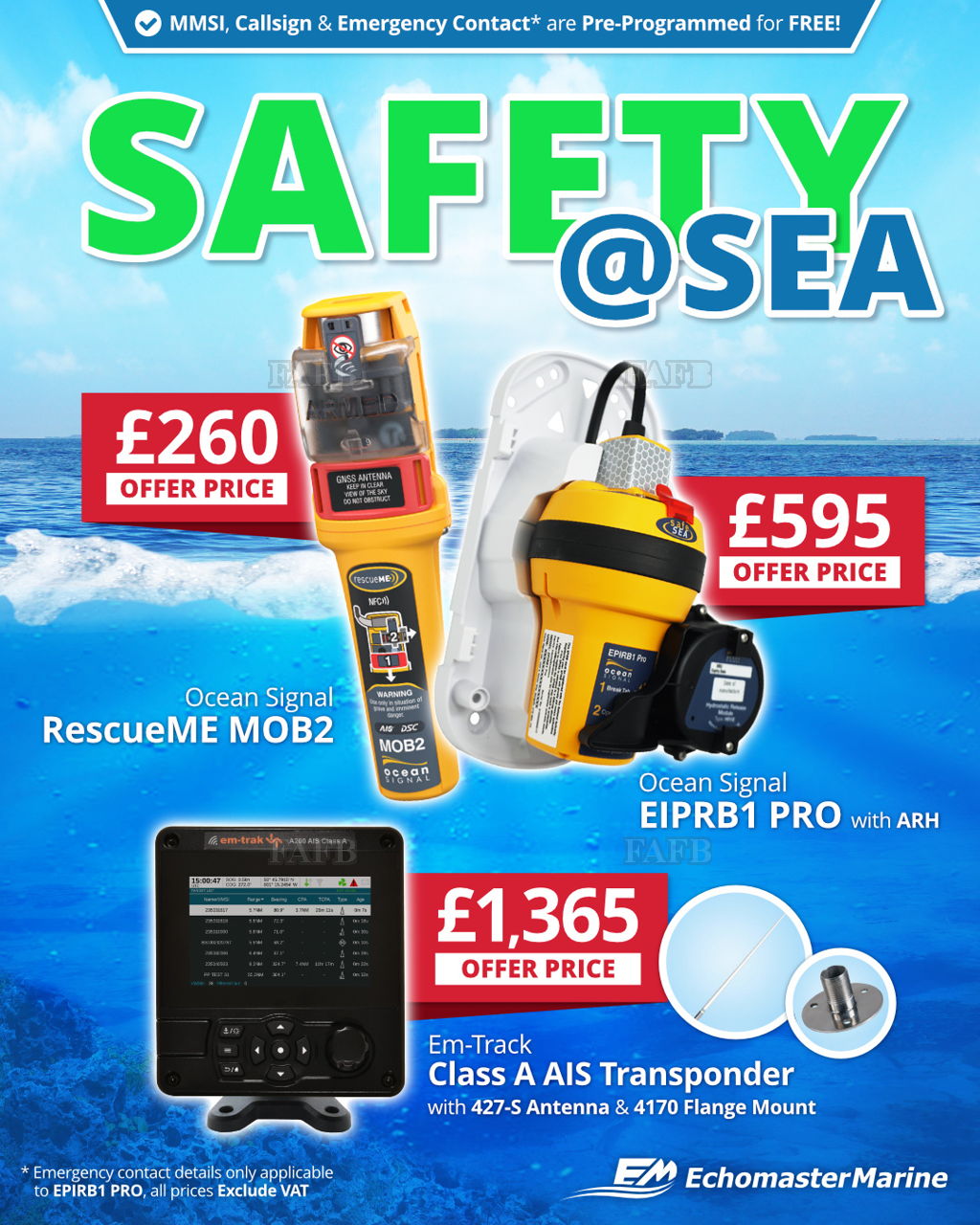 Safety@Sea Savings!