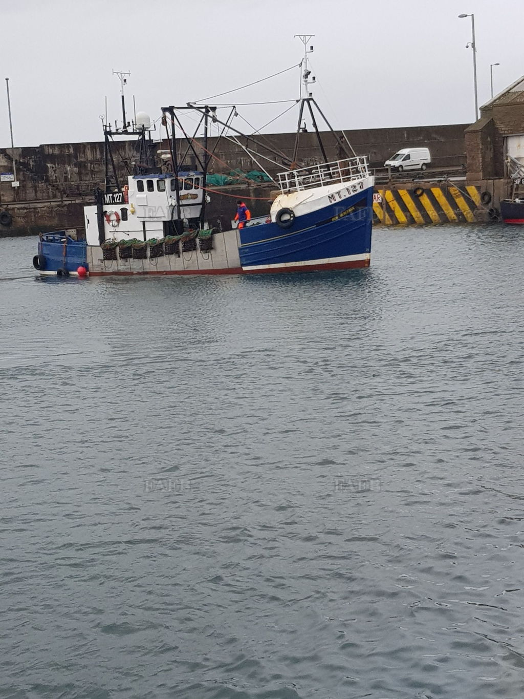 Wooden scallop dredger