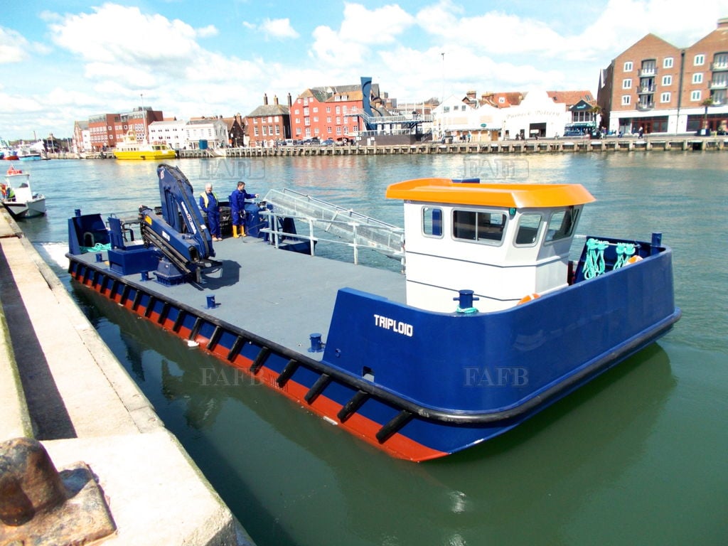 Skipper for Oyster Farm harvesting barge