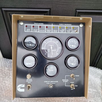 Cummins Engine Instrument Panel