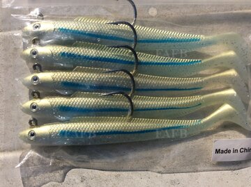 Sandeel Fishing Lures - beautiful choice of designs - for Cod, Bass, Pollock etc