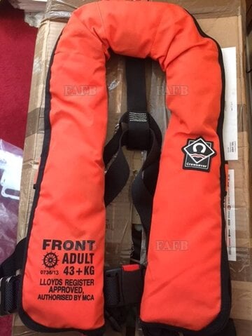 FOR SALE  TWIN CHAMBER LIFEJACKETS