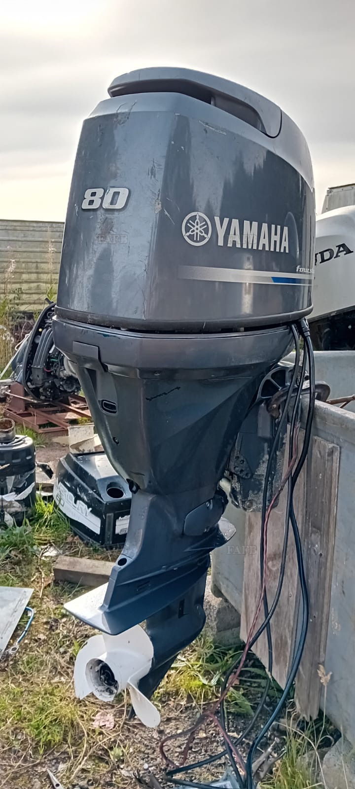 2017 Yamaha 80hp 4 stroke outboard