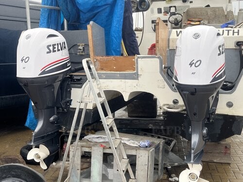 FULLY MCA COMPLIANT SELVA OUTBOARDS.