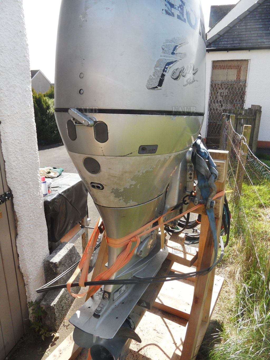 HONDA BF90A £2100 OUTBOARD BOAT ENGINE.