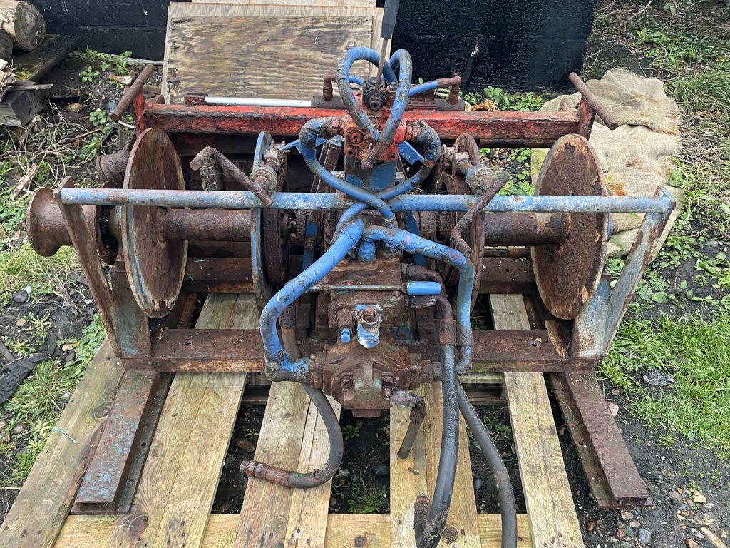 North Sea deck winch